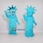 Custom Turquoise Statue of Liberty Mascot Costume Adult Full Body Suit for Parade Events