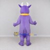 Custom Purple and Yellow Bull Mascot Costume Adult Full Body Suit for Farm Events