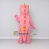Custom Pink and Yellow Dragon Mascot Costume Adult Full Body Suit for Festival Events Custom Pink and Yellow Dragon Mascot Costume Adult Full Body Suit for Festival Events