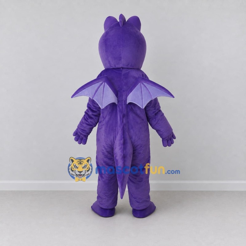 Custom Purple and Lavender Dragon Mascot Costume Adult Full Body Suit for Festival Events Custom Purple and Lavender Dragon Mascot Costume Adult Full Body Suit for Festival Events