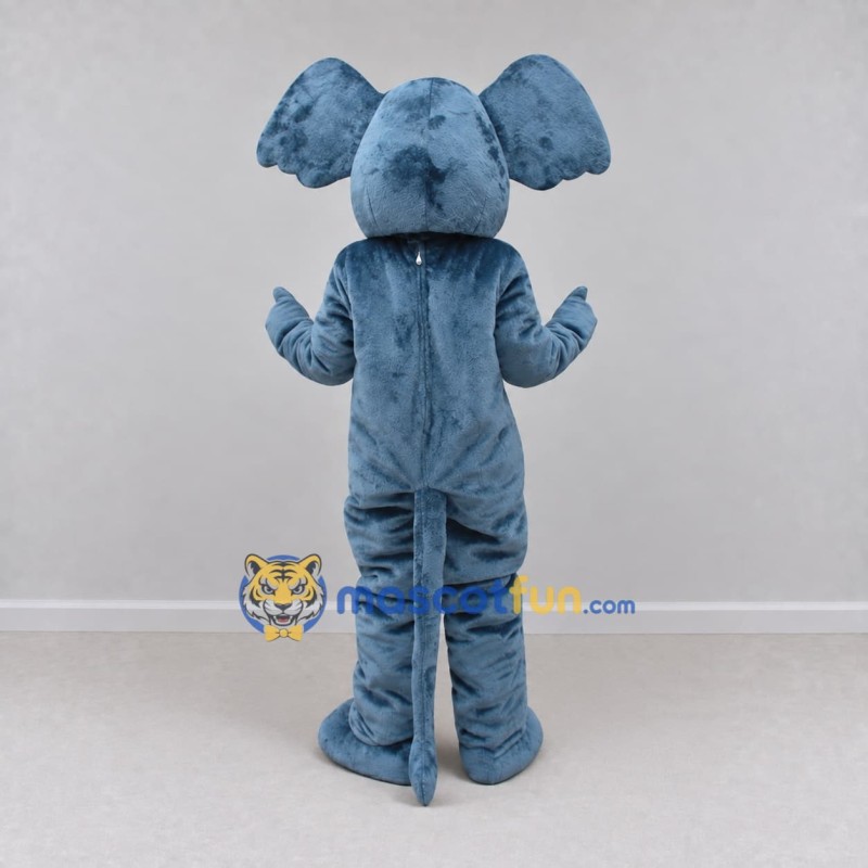 Custom Blue Gray Elephant Mascot Costume Adult Full Body Suit for Wildlife Events Custom Blue Gray Elephant Mascot Costume Adult Full Body Suit for Wildlife Events