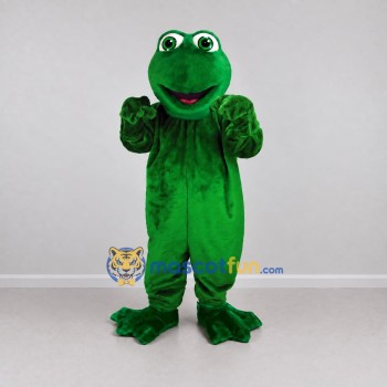 Custom Green Frog Mascot Costume Adult Full Body Suit for Nature Events Custom Green Frog Mascot Costume Adult Full Body Suit for Nature Events