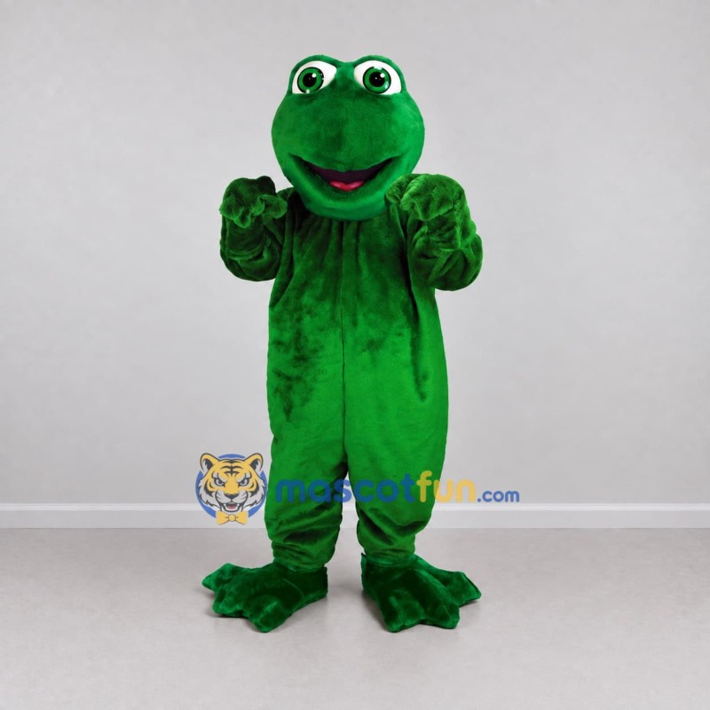 Custom Green Frog Mascot Costume Adult Full Body Suit for Nature Events Custom Green Frog Mascot Costume Adult Full Body Suit for Nature Events
