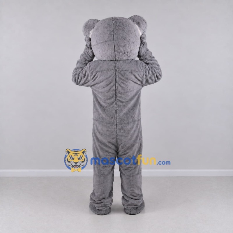 Custom Gray Koala Mascot Costume Adult Full Body Suit for Wildlife Events Custom Gray Koala Mascot Costume Adult Full Body Suit for Wildlife Events