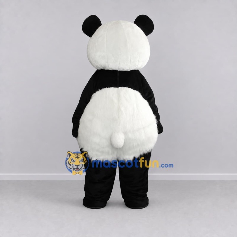 Custom Black and White Panda Mascot Costume Adult Full Body Suit for Children's Events Custom Black and White Panda Mascot Costume Adult Full Body Suit for Children's Events