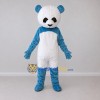 Custom Blue and White Panda Mascot Costume Adult Full Body Suit for Children's Events