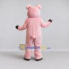 Custom Pink Pig Mascot Costume Adult Full Body Suit for Farm Events Custom Pink Pig Mascot Costume Adult Full Body Suit for Farm Events