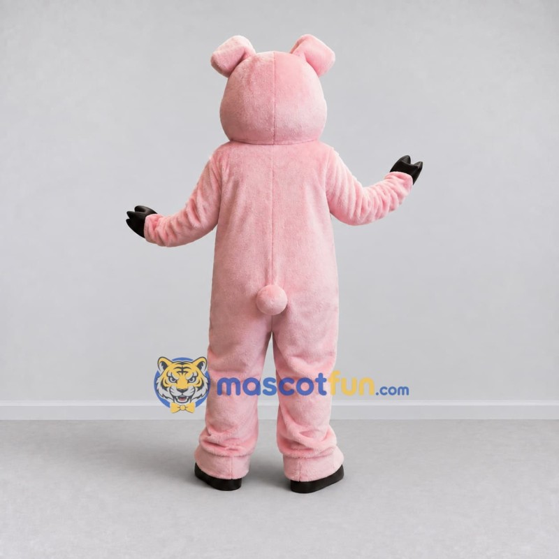 Custom Pink Pig Mascot Costume Adult Full Body Suit for Farm Events Custom Pink Pig Mascot Costume Adult Full Body Suit for Farm Events