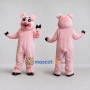 Custom Pink Pig Mascot Costume Adult Full Body Suit for Farm Events