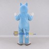 Custom Light Blue and White Cat Mascot Costume Adult Full Body Suit for Children's Events Custom Light Blue and White Cat Mascot Costume Adult Full Body Suit for Children's Events