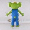 Custom Green and Blue Koala in Overalls Mascot Costume Adult Full Body Suit for Children's Events