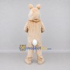 Custom Tan and White Rabbit Mascot Costume Adult Full Body Suit for Easter Events Custom Tan and White Rabbit Mascot Costume Adult Full Body Suit for Easter Events