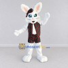 Custom White Red and Green Rabbit in Plaid Outfit Mascot Costume Adult Full Body Suit for Easter Events Custom White Red and Green Rabbit in Plaid Outfit Mascot Costume Adult Full Body Suit for Easter Events