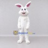 Custom White Rabbit Mascot Costume Adult Full Body Suit for Easter Events Custom White Rabbit Mascot Costume Adult Full Body Suit for Easter Events