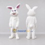 Custom White Rabbit Mascot Costume Adult Full Body Suit for Easter Events