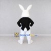 Custom White Black and Green Rabbit in Tuxedo Mascot Costume Adult Full Body Suit for Easter Events Custom White Black and Green Rabbit in Tuxedo Mascot Costume Adult Full Body Suit for Easter Events