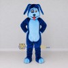 Custom Blue and Light Blue Dog Mascot Costume Adult Full Body Suit for Children's Events Custom Blue and Light Blue Dog Mascot Costume Adult Full Body Suit for Children's Events