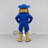 Custom Tan Blue and Yellow Dog in Tailcoat Mascot Costume Adult Full Body Suit for Costume Parties Custom Tan Blue and Yellow Dog in Tailcoat Mascot Costume Adult Full Body Suit for Costume Parties
