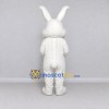 Custom White and Peach Rabbit Mascot Costume Adult Full Body Suit for Easter Events Custom White and Peach Rabbit Mascot Costume Adult Full Body Suit for Easter Events