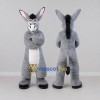 Custom Gray and White Donkey Mascot Costume Adult Full Body Suit for Farm Events Custom Gray and White Donkey Mascot Costume Adult Full Body Suit for Farm Events