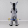 Custom Gray and White Donkey Mascot Costume Adult Full Body Suit for Farm Events Custom Gray and White Donkey Mascot Costume Adult Full Body Suit for Farm Events