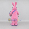 Custom Pink Rabbit Drummer Mascot Costume Adult Full Body Suit for Parades Custom Pink Rabbit Drummer Mascot Costume Adult Full Body Suit for Parades