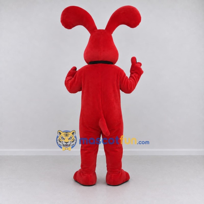 Custom Red Dog Mascot Costume Adult Full Body Suit for Community Events Custom Red Dog Mascot Costume Adult Full Body Suit for Community Events