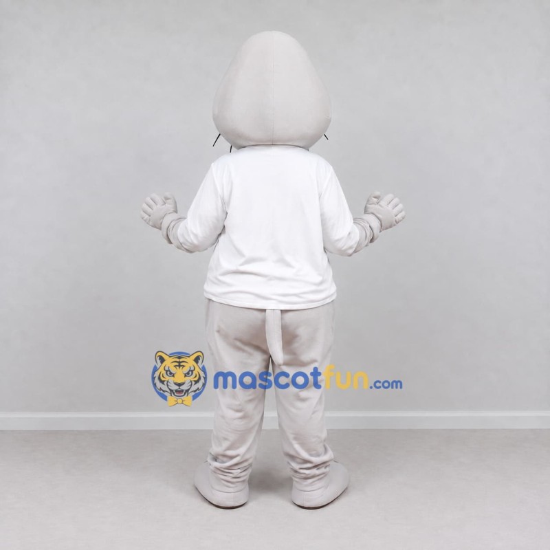 Custom Gray and White Walrus Mascot Costume Adult Full Body Suit for Aquarium Events