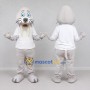 Custom Gray and White Walrus Mascot Costume Adult Full Body Suit for Aquarium Events