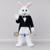 Custom White and Black Rabbit in Tailcoat Mascot Costume Adult Full Body Suit for Easter Events Custom White and Black Rabbit in Tailcoat Mascot Costume Adult Full Body Suit for Easter Events