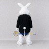 Custom White and Black Rabbit in Tailcoat Mascot Costume Adult Full Body Suit for Easter Events Custom White and Black Rabbit in Tailcoat Mascot Costume Adult Full Body Suit for Easter Events