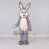 Custom Gray and White Rabbit Mascot Costume Adult Full Body Suit for Easter Events Custom Gray and White Rabbit Mascot Costume Adult Full Body Suit for Easter Events