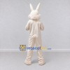 Custom Cream Rabbit Mascot Costume Adult Full Body Suit for Easter Events Custom Cream Rabbit Mascot Costume Adult Full Body Suit for Easter Events