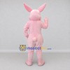 Custom Pink Rabbit Mascot Costume Adult Full Body Suit for Easter Events Custom Pink Rabbit Mascot Costume Adult Full Body Suit for Easter Events