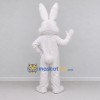 Custom White and Pink Rabbit Mascot Costume Adult Full Body Suit for Easter Events Custom White and Pink Rabbit Mascot Costume Adult Full Body Suit for Easter Events