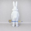 Custom White Rabbit Mascot Costume Adult Full Body Suit for Easter Events Custom White Rabbit Mascot Costume Adult Full Body Suit for Easter Events
