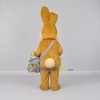 Custom Tan and Red Rabbit with Bow Tie Mascot Costume Adult Full Body Suit for Easter Events Custom Tan and Red Rabbit with Bow Tie Mascot Costume Adult Full Body Suit for Easter Events