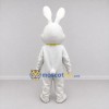 Custom White and Yellow Rabbit with Bow Tie Mascot Costume Adult Full Body Suit for Easter Events Custom White and Yellow Rabbit with Bow Tie Mascot Costume Adult Full Body Suit for Easter Events