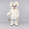 Custom Cream Lop-Eared Rabbit Mascot Costume Adult Full Body Suit for Easter Events Custom Cream Lop-Eared Rabbit Mascot Costume Adult Full Body Suit for Easter Events