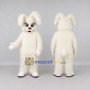 Custom Cream Lop-Eared Rabbit Mascot Costume Adult Full Body Suit for Easter Events