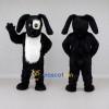 Custom Black and White Lop-Eared Rabbit Mascot Costume Adult Full Body Suit for Easter Events Custom Black and White Lop-Eared Rabbit Mascot Costume Adult Full Body Suit for Easter Events