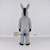 Custom Gray and Black Donkey Mascot Costume Adult Full Body Suit for Farm Events