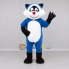 Custom Blue and White Canine Character Mascot Costume Adult Full Body Suit for Community Events Custom Blue and White Canine Character Mascot Costume Adult Full Body Suit for Community Events