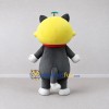 Custom Gray and Yellow Cat in Hood Mascot Costume Adult Full Body Suit for Children's Parties Custom Gray and Yellow Cat in Hood Mascot Costume Adult Full Body Suit for Children's Parties
