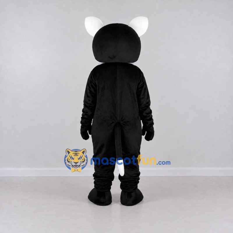 Custom Black and White Cat Mascot Costume Adult Full Body Suit for Pet Events Custom Black and White Cat Mascot Costume Adult Full Body Suit for Pet Events
