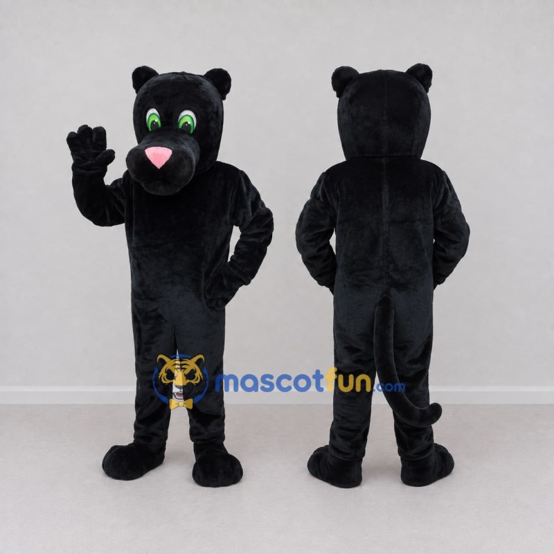 Custom Black Panther Mascot Costume Adult Full Body Suit for Wildlife Events Custom Black Panther Mascot Costume Adult Full Body Suit for Wildlife Events