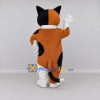 Custom Orange Black and White Calico Cat Mascot Costume Adult Full Body Suit for Pet Events Custom Orange Black and White Calico Cat Mascot Costume Adult Full Body Suit for Pet Events
