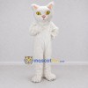 Custom White Cat Mascot Costume Adult Full Body Suit for Pet Events Custom White Cat Mascot Costume Adult Full Body Suit for Pet Events