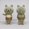 Custom Gray Green and Brown Cat Character Mascot Costume Adult Full Body Suit for Children's Parties Custom Gray Green and Brown Cat Character Mascot Costume Adult Full Body Suit for Children's Parties