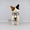 Custom White Black and Brown Calico Cat with Bell Mascot Costume Adult Full Body Suit for Store Openings Custom White Black and Brown Calico Cat with Bell Mascot Costume Adult Full Body Suit for Store Openings